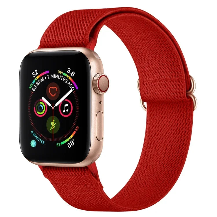 Dây đồng hồ polyester nylon cho Apple Watch Series, 7 41mm / 6&SE&5&4 40mm / 3&2&1 38mm, 7 45mm / 6&SE&5&4 44mm / 3&2&1 42mm