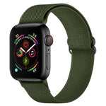 Dây đồng hồ polyester nylon cho Apple Watch Series, 7 41mm / 6&SE&5&4 40mm / 3&2&1 38mm, 7 45mm / 6&SE&5&4 44mm / 3&2&1 42mm