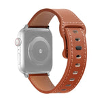Dây đồng hồ da bò khóa bướm cho Apple Watch Series, 7 41mm / 6&SE&5&4 40mm / 3&2&1 38mm, 7 45mm / 6&SE&5&4 44mm / 3&2&1 42mm