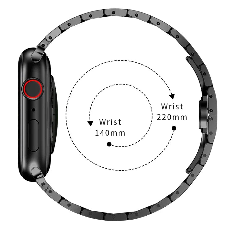 Dây đồng hồ thép cho Apple Watch Series, 7 41mm / 6&SE&5&4 40mm / 3&2&1 38mm, 7 45mm / 6&SE&5&4 44mm / 3&2&1 42mm