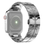Dây đồng hồ thép cho Apple Watch Series, 7 41mm / 6&SE&5&4 40mm / 3&2&1 38mm, 7 45mm / 6&SE&5&4 44mm / 3&2&1 42mm