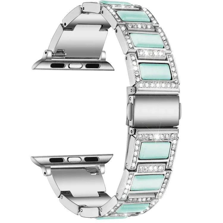 Dây đồng hồ kim loại opal 22mm cho Apple Watch Series, 7 41mm / 6&SE&5&4 40mm / 3&2&1 38mm, 7 45mm / 6&SE&5&4 44mm / 3&2&1 42mm