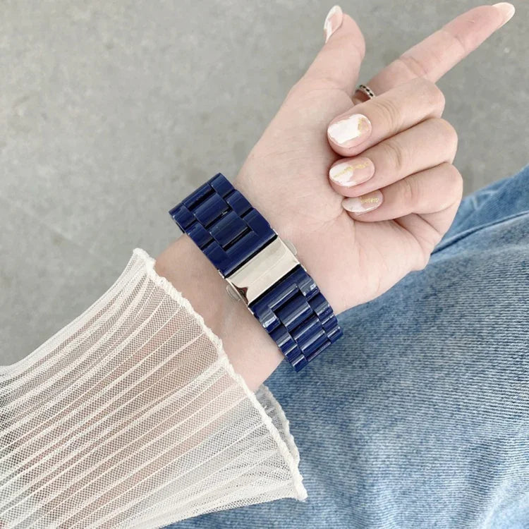 Dây đồng hồ ba hạt màu kẹo cho Apple Watch Series, 7 41mm / 6&SE&5&4 40mm / 3&2&1 38mm, 7 45mm / 6&SE&5&4 44mm / 3&2&1 42mm