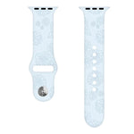 Dây đồng hồ silicone dập nổi họa tiết hoa hướng dương cho Apple Watch Series, 7 41mm / 6&SE&5&4 40mm / 3&2&1 38mm, 7 45mm / 6&SE&5&4 44mm / 3&2&1 42mm
