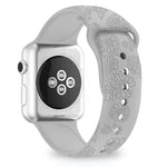 Dây đồng hồ silicone dập nổi họa tiết hoa hướng dương cho Apple Watch Series, 7 41mm / 6&SE&5&4 40mm / 3&2&1 38mm, 7 45mm / 6&SE&5&4 44mm / 3&2&1 42mm