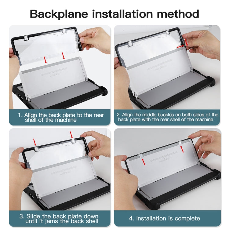 Ốp laptop dây đeo tay trong suốt Acrylic, dành cho MicroSoft Surface Pro 8, MicroSoft Surface Pro 4 / 5 / 6 / 7 / 7+, MicroSoft Surface Go 1 / 2 / 3
