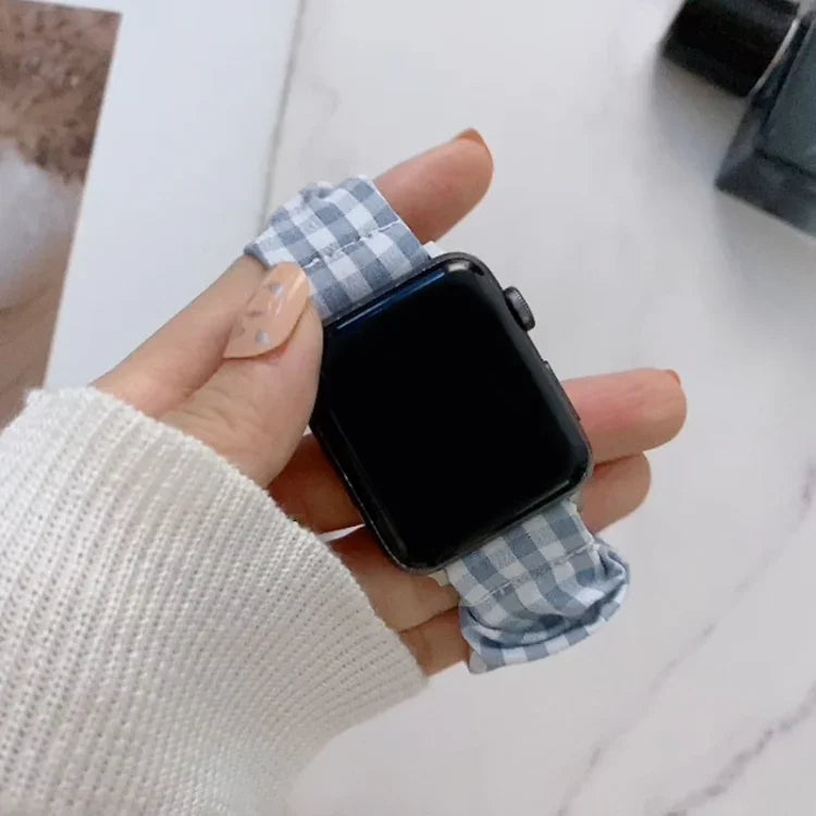 Dây đồng hồ vải lưới co giãn vòng đơn cho Apple Watch Series, 7 41mm / 6&SE&5&4 40mm / 3&2&1 38mm, 7 45mm / 6&SE&5&4 44mm / 3&2&1 42mm