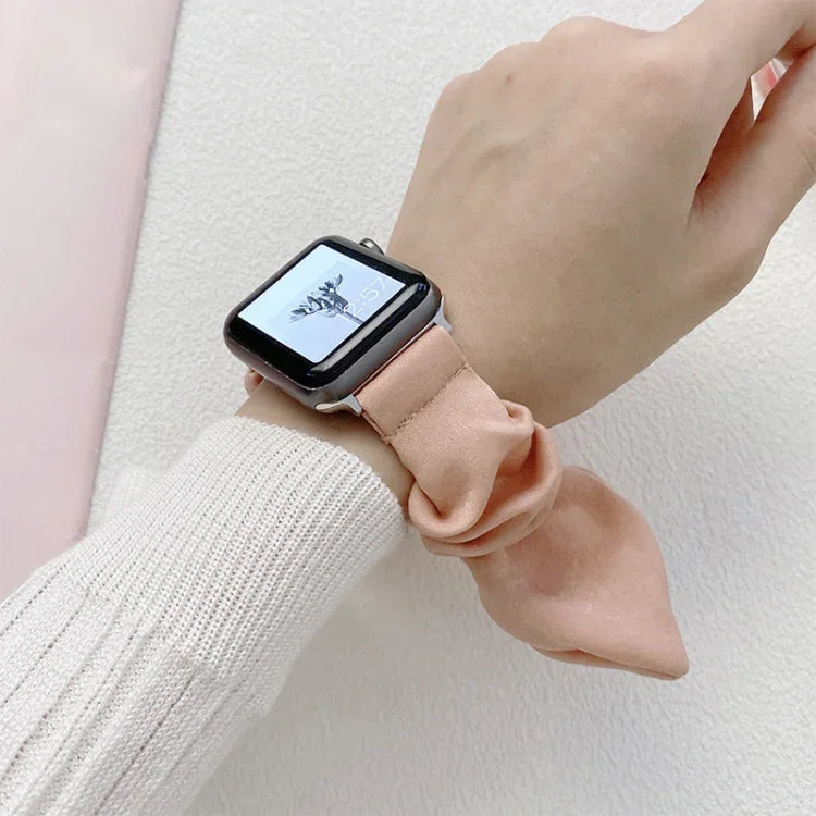 Dây đồng hồ vải co giãn vòng đơn cho Apple Watch Series, 7 41mm / 6&SE&5&4 40mm / 3&2&1 38mm, 7 45mm / 6&SE&5&4 44mm / 3&2&1 42mm