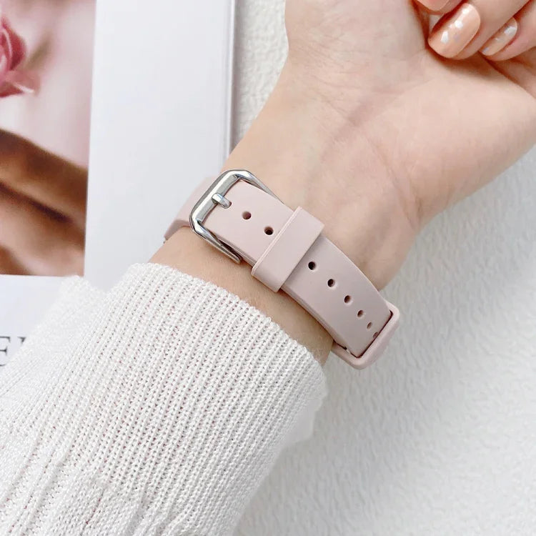 Dây đồng hồ silicone eo nhỏ cho Apple Watch Series, 7 41mm / 6&SE&5&4 40mm / 3&2&1 38mm, 7 45mm / 6&SE&5&4 44mm / 3&2&1 42mm