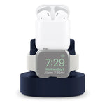 Giá đỡ sạc silicone 3 trong 1 A001 cho iPhone / iWatch / AirPods