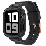 Dây đồng hồ thể thao sợi carbon tích hợp cho Apple Watch Series, 7 41mm / 6&SE&5&4 40mm / 3&2&1 38mm, 7 45mm / 6&SE&5&4 44mm / 3&2&1 42mm