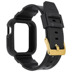 Dây đồng hồ thể thao sợi carbon tích hợp cho Apple Watch Series, 7 41mm / 6&SE&5&4 40mm / 3&2&1 38mm, 7 45mm / 6&SE&5&4 44mm / 3&2&1 42mm