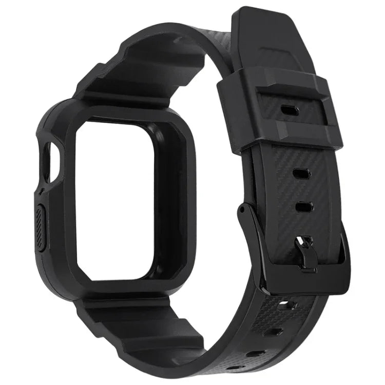 Dây đồng hồ thể thao sợi carbon tích hợp cho Apple Watch Series, 7 41mm / 6&SE&5&4 40mm / 3&2&1 38mm, 7 45mm / 6&SE&5&4 44mm / 3&2&1 42mm