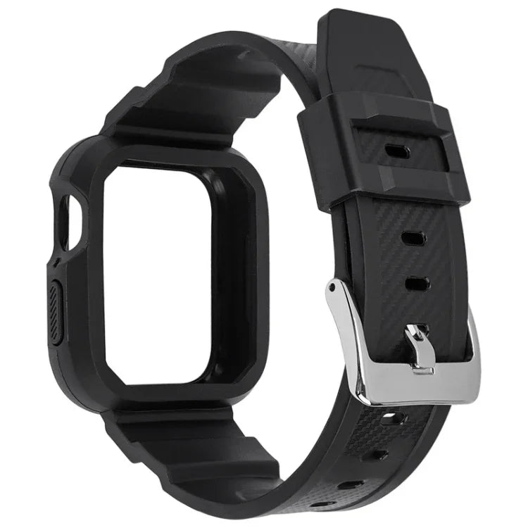 Dây đồng hồ thể thao sợi carbon tích hợp cho Apple Watch Series, 7 41mm / 6&SE&5&4 40mm / 3&2&1 38mm, 7 45mm / 6&SE&5&4 44mm / 3&2&1 42mm
