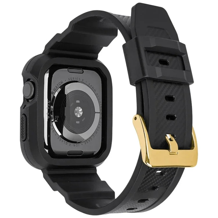 Dây đồng hồ thể thao sợi carbon tích hợp cho Apple Watch Series, 7 41mm / 6&SE&5&4 40mm / 3&2&1 38mm, 7 45mm / 6&SE&5&4 44mm / 3&2&1 42mm