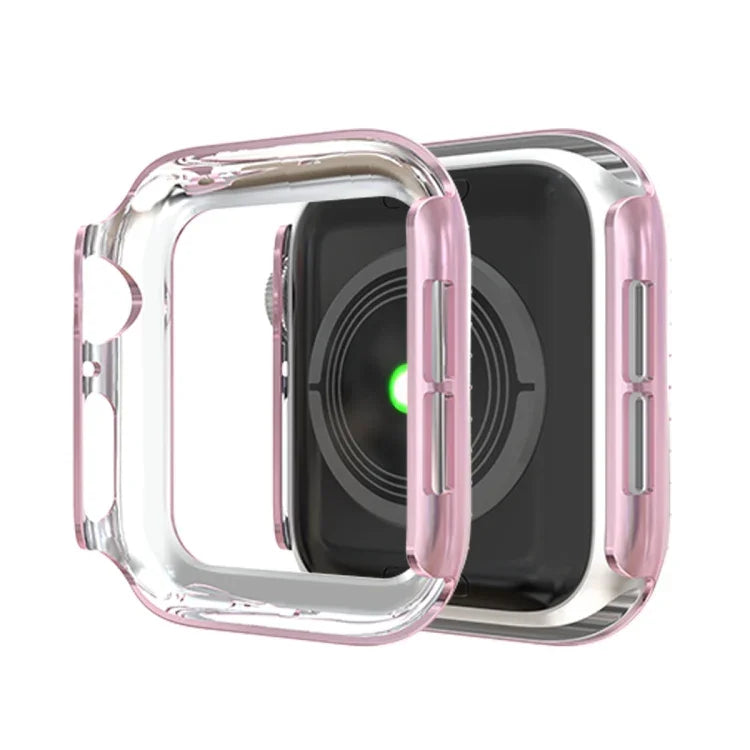 Vỏ đồng hồ PC kim cương hai hàng cho Apple Watch Series, 7 41mm, 7 45mm