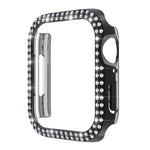 Vỏ đồng hồ PC kim cương hai hàng cho Apple Watch Series, 7 41mm, 7 45mm