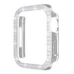 Vỏ đồng hồ PC kim cương hai hàng cho Apple Watch Series, 7 41mm, 7 45mm