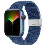 Dây đeo đồng hồ nylon dệt cho Apple Watch Series, 7 41mm / 6&SE&5&4 40mm / 3&2&1 38mm, 7 45mm / 6&SE&5&4 44mm / 3&2&1 42mm