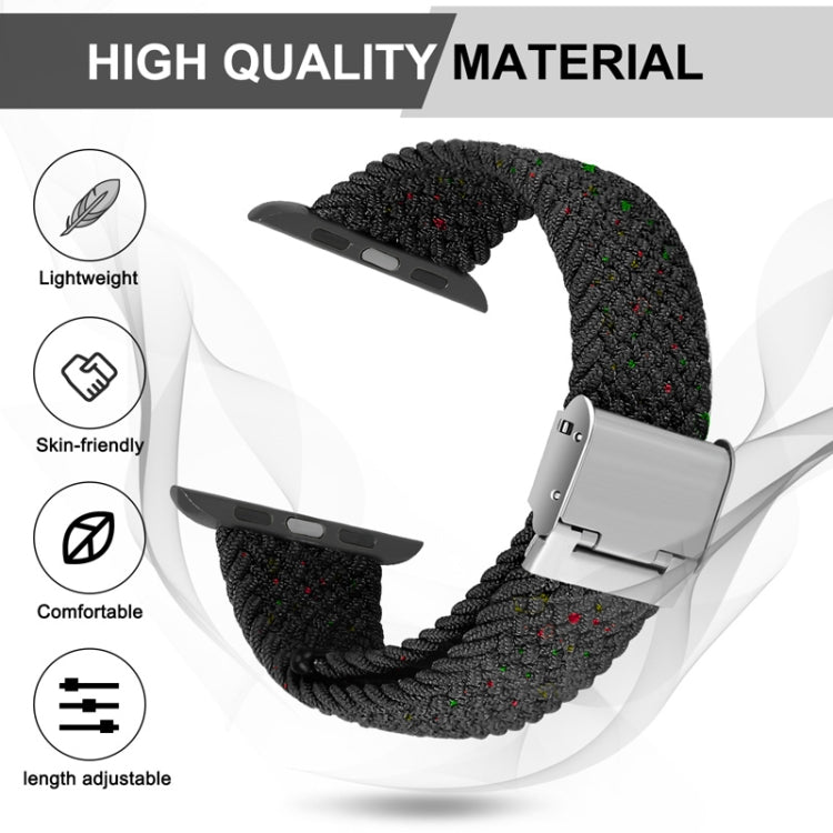 Dây đeo đồng hồ nylon dệt cho Apple Watch Series, 7 41mm / 6&SE&5&4 40mm / 3&2&1 38mm, 7 45mm / 6&SE&5&4 44mm / 3&2&1 42mm
