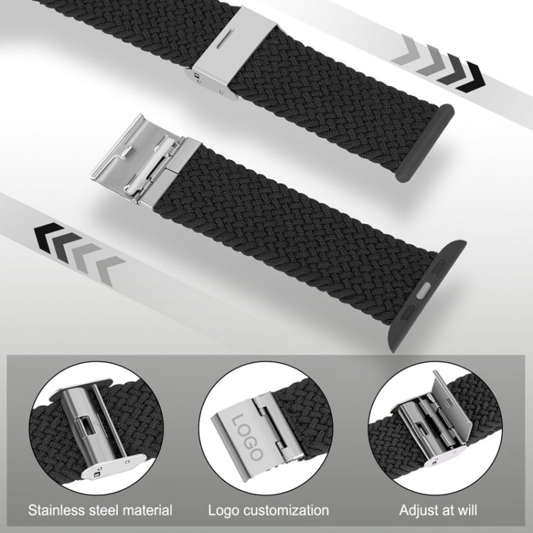 Dây đeo đồng hồ nylon dệt cho Apple Watch Series, 7 41mm / 6&SE&5&4 40mm / 3&2&1 38mm, 7 45mm / 6&SE&5&4 44mm / 3&2&1 42mm