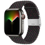 Dây đeo đồng hồ nylon dệt cho Apple Watch Series, 7 41mm / 6&SE&5&4 40mm / 3&2&1 38mm, 7 45mm / 6&SE&5&4 44mm / 3&2&1 42mm