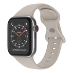 Dây đeo đồng hồ silicone khóa bướm, kích thước: S dành cho Apple Watch Series, 7 41mm / 6&SE&5&4 40mm / 3&2&1 38mm