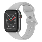 Dây đeo đồng hồ silicone khóa bướm, kích thước: L dành cho Apple Watch Series, 7 41mm / 6&SE&5&4 40mm / 3&2&1 38mm