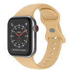 Dây đeo đồng hồ silicone khóa bướm, kích thước: L dành cho Apple Watch Series, 7 41mm / 6&SE&5&4 40mm / 3&2&1 38mm