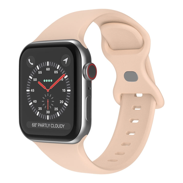 Dây đeo đồng hồ silicone khóa bướm, kích thước: L dành cho Apple Watch Series, 7 41mm / 6&SE&5&4 40mm / 3&2&1 38mm