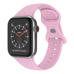 Dây đeo đồng hồ silicone khóa bướm, kích thước: L dành cho Apple Watch Series, 7 41mm / 6&SE&5&4 40mm / 3&2&1 38mm