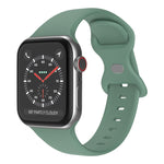 Dây đeo đồng hồ silicone khóa bướm, kích thước: L dành cho Apple Watch Series, 7 41mm / 6&SE&5&4 40mm / 3&2&1 38mm