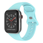 Dây đồng hồ silicone khóa bướm, kích thước: L cho Apple Watch Series, 7 45mm / 6&SE&5&4 44mm / 3&2&1 42mm