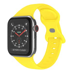 Dây đồng hồ silicone khóa bướm, kích thước: L cho Apple Watch Series, 7 45mm / 6&SE&5&4 44mm / 3&2&1 42mm