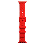 Dây đồng hồ silicone họa tiết đan cho Apple Watch Series, 7 41mm / 6&SE&5&4 40mm / 3&2&1 38mm, 7 45mm / 6&SE&5&4 44mm / 3&2&1 42mm