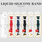 Dây đồng hồ silicone lỏng Mutural, Dành cho Apple Watch Series 7 41mm / 6 & SE & 5 & 4 40mm / 3 & 2 & 1 38mm, Dành cho Apple Watch Ultra 49mm / Series 8&7 45mm / SE 2&6&SE&5&4 44mm / 3&2&1 42mm