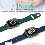 Dây đồng hồ silicone lỏng Mutural, Dành cho Apple Watch Series 7 41mm / 6 & SE & 5 & 4 40mm / 3 & 2 & 1 38mm, Dành cho Apple Watch Ultra 49mm / Series 8&7 45mm / SE 2&6&SE&5&4 44mm / 3&2&1 42mm