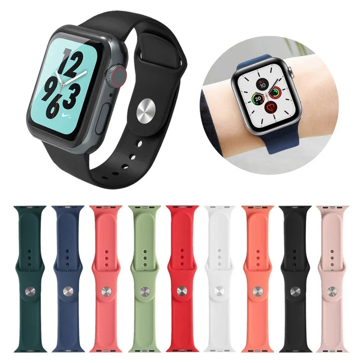 Dây đồng hồ silicone lỏng Mutural, Dành cho Apple Watch Series 7 41mm / 6 & SE & 5 & 4 40mm / 3 & 2 & 1 38mm, Dành cho Apple Watch Ultra 49mm / Series 8&7 45mm / SE 2&6&SE&5&4 44mm / 3&2&1 42mm