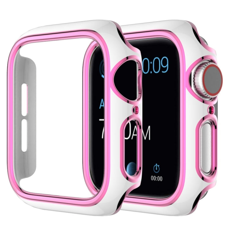Ốp đồng hồ PC mạ điện hai màu cho Apple Watch Series, 3&2&1 38mm, 3&2&1 42mm