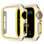 Ốp đồng hồ PC mạ điện hai màu cho Apple Watch Series, 3&2&1 38mm, 3&2&1 42mm