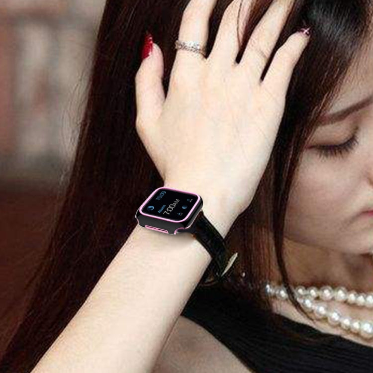 Ốp đồng hồ PC mạ điện hai màu cho Apple Watch Series, 3&2&1 38mm, 3&2&1 42mm