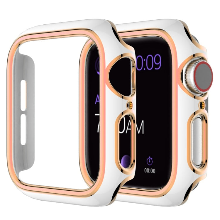 Ốp đồng hồ PC mạ điện hai màu cho Apple Watch Series, 3&2&1 38mm, 3&2&1 42mm