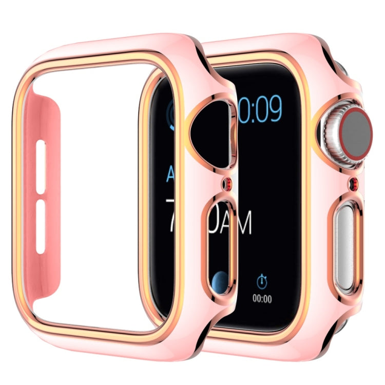 Ốp đồng hồ PC mạ điện hai màu cho Apple Watch Series, 3&2&1 38mm, 3&2&1 42mm