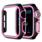 Ốp đồng hồ PC mạ điện hai màu cho Apple Watch Series, 3&2&1 38mm, 3&2&1 42mm