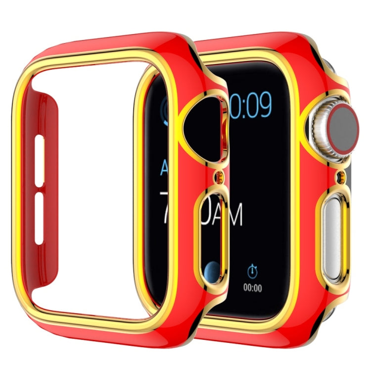 Ốp đồng hồ PC mạ điện hai màu cho Apple Watch Series, 3&2&1 38mm, 3&2&1 42mm