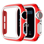 Ốp đồng hồ PC mạ điện hai màu cho Apple Watch Series, 3&2&1 38mm, 3&2&1 42mm
