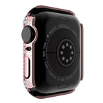 Vỏ đồng hồ PC kim cương + kính cường lực cho Apple Watch Series, 3&2&1 38mm, 3&2&1 42mm