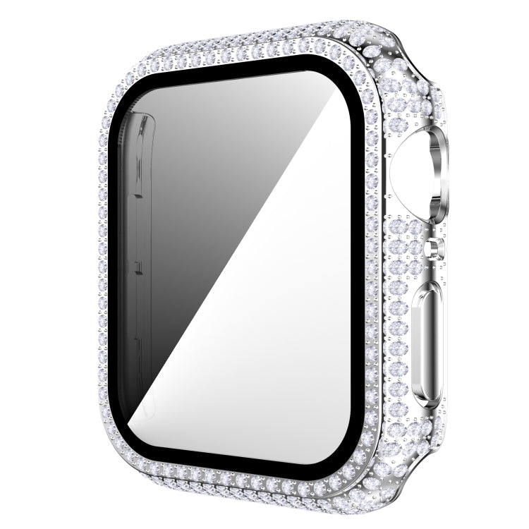 Vỏ đồng hồ PC kim cương + kính cường lực cho Apple Watch Series, 3&2&1 38mm, 3&2&1 42mm