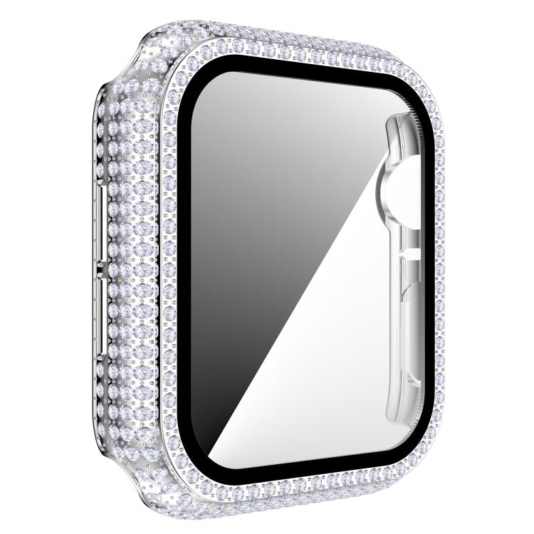 Vỏ đồng hồ PC kim cương + kính cường lực cho Apple Watch Series, 3&2&1 38mm, 3&2&1 42mm