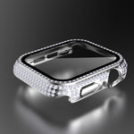 Vỏ đồng hồ PC kim cương + kính cường lực cho Apple Watch Series, 3&2&1 38mm, 3&2&1 42mm